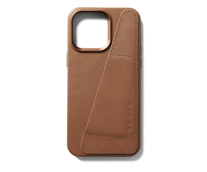 Etui / obudowa na smartfona Mujjo FullLeatherWallet Case iPhone 15 Pro Max MagSafe tan
